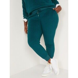 Old Navy Mid-Rise Vintage Vibes Sherpa Sweatpants - Jet Stream - 3X